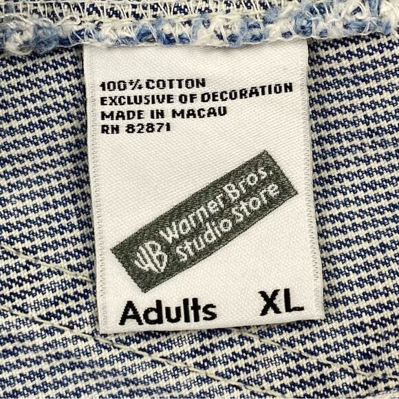 Vintage 1998 Warner Bros Looney Toons Unisex Bib Pocket Overalls  -   Size:  XL - Picture 15 of 16